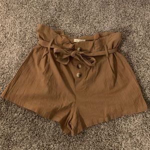 L.A. Hearts Paper Bag Shorts